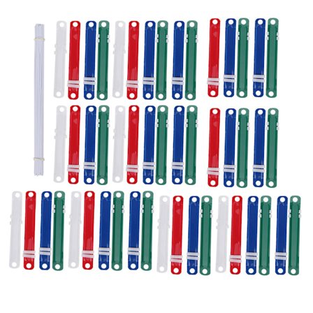 50 kpl / laatikko värikäs muovinen kansio 2 reikää asiakirjat paperi kiinnitin toimistotarvikkeet A5 A6