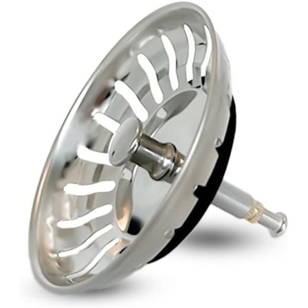 Kjøkkenvask Avløpskurv Sil med Justerbar Pinne - Universal Rustfri