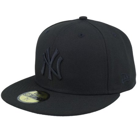 New Era - MLB Svart fitted Keps - New York Yankees MLB Basics Black/Black 59Fifty Fitted @ Hatstore