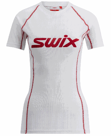RaceX Classic Short Sleeve W Bright White/Swix Red