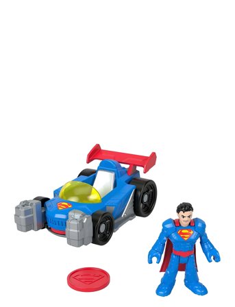 Imaginext | Imaginext Dc Super Friends Metal Force Supermobile Toy Car & Superman Action Figure Set | ONE SIZE