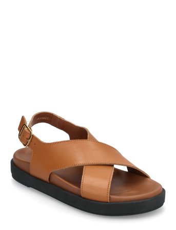 ALOHAS Nico Leather Sandals - Brown - 37