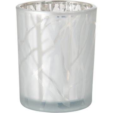 LYSHOLDER GLASS SHIMMER WHITE