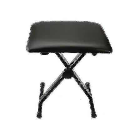 Pianomusiker Justerbart Elektronisk Keyboardstativ og Stol, X-formet Pianokrakk, Stabil Pianobenk Polstret Pianokrakk