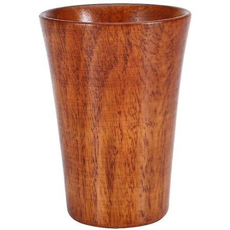 Naturlig Træ Te Drikkekop Bærbar Udendørs Kaffe Mælk