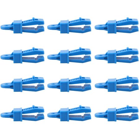 Tarp-kiinnikkeet 12 kpl Telttaklipsit Muoviset Tarp-kiinnikkeet Ulkoilmaan A