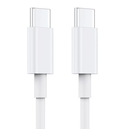 1M USB-C-laddningskabel för iPhone/Samsung (USB-C till USB-C)