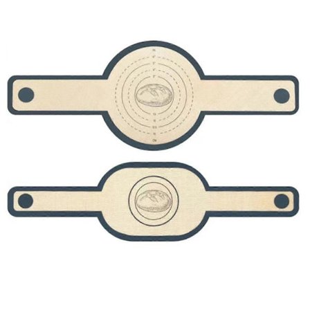 2 stk. Silikon Brødmatte Langt Håndtak Høy Temperaturbestandighet Bake Brød Sling Surdeigsbaking