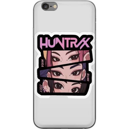 Yhteensopiva Puhelinkuori Apple iPhone 6 Plus K-pop-inspiroitunut futuristinen tyttöryhmä neonvaloissa ja kosminen sci-fi-kohtaus