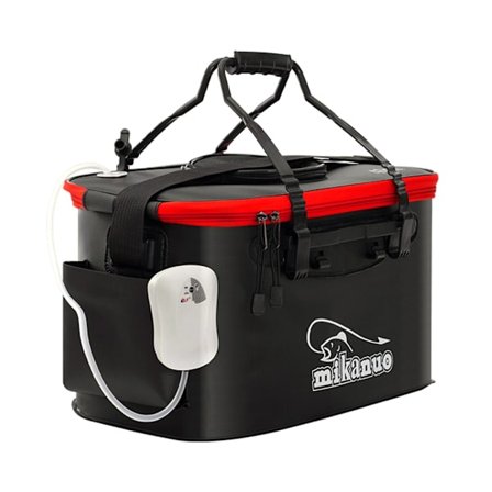 Levande fiskhink Vikbar fiskehink Multifunktions levande fiskbeten Hink Levande fiskbehållare för vandring och camping