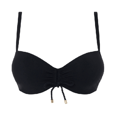 Chantelle Inspire Bikini Half-cup memory bra Badkläder Dam Svart F75