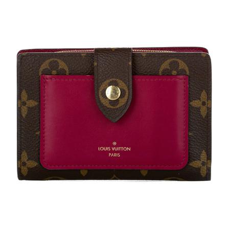 Louis Vuitton Vintage, Pre-owned Monogram Portefeuille Juliette Canvas Bruin, Dames, Maat:ONE Size