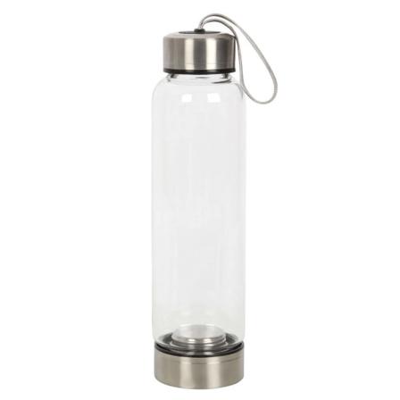 Något Annat Vanligt Glas Vattenflaska One Size Clear/sil