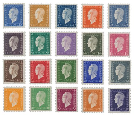 Frankrig 1945 - YT 682-701 - Postfrisk