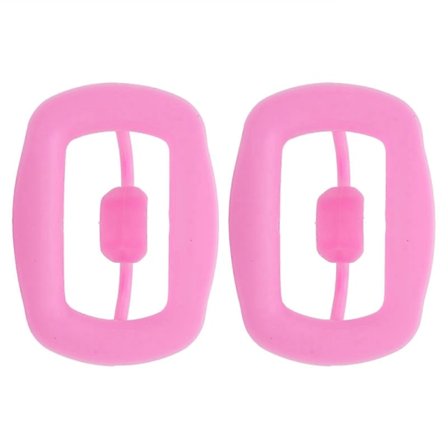 2 st Silikonkindindragare Återanvändbar Portabel Dental Munöppnare för Oral Inspektion Rosa
