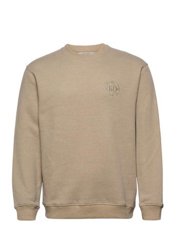 Duke Embroidery Crew Sweat-shirt Genser Beige HOLZWEILER