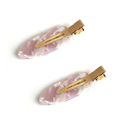 Hårklämmor utan böjning, lockklämmor, hårklämmor utan veck för sminkapplicering.