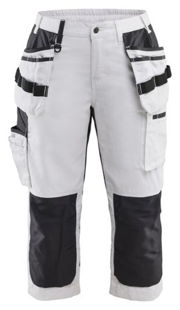 Blåkläder 710913101099C34 Piratbyxa vit/svart C34, Kläder