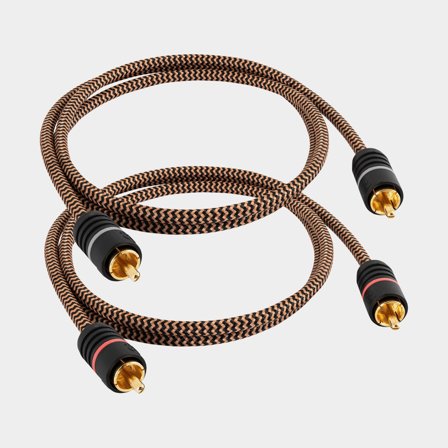 RCA-Kabel Proson, 0.75 Meter, 2 x RCA (Stecker) auf 2 x RCA (Stecker) - Boot