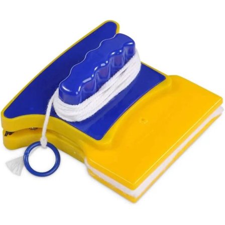 Dobbeltsidet magnetisk vinduesvisker til rengøring af glas med en tykkelse på mindre end 6 mm