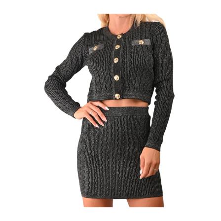 Pinko Cardigan Kahlua 1g180v_a02n-zi1 Sort, Dame Cardigans