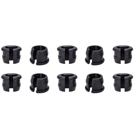 10-pak Schrader til Presta Fælgadaptere - Cykelventilstammeafstandsstykker kompatible med Cykelfælgkonverteringer - Indvendige slange 