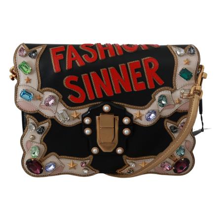 Dolce & Gabbana Lucia Purse , Zwart , Dames , Maat: ONE Size Schoudertassen