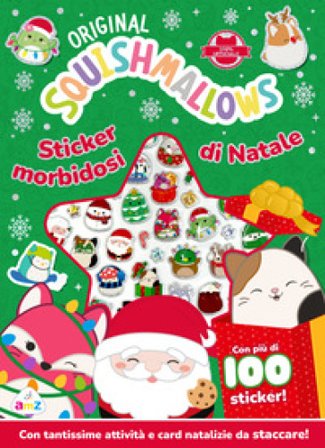 Squishmallows. Sticker morbidosi di Natale. Ediz. a colori. Con 8 cartoncini soft touch