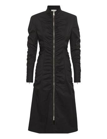 Frogz Midi Dress Knelang Kjole Svart Gestuz*Betinget Tilbud