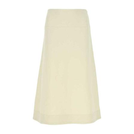 Jil Sander Midi Skirts Hvid, Dame