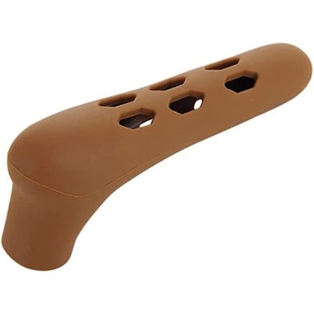 Myk silikon dørhåndtakspute, anti-kollisjon, barnesikkerhet, beskyttende deksel, tilbehør (farge: Brun)