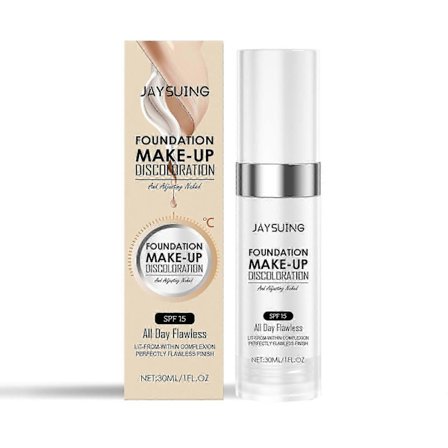 Temperaturændrende flydende foundation