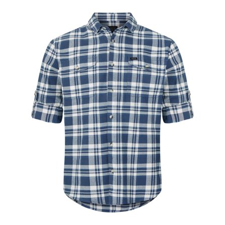 Urberg Eide LS Flannel Shirt Men Men long-sleeved shirts Blue M