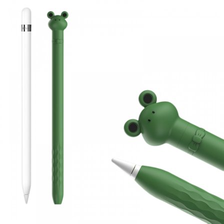 Fodral Kompatibelt med Apple Pencil 1:a generationen iPencil Fodral Mjukt Silikonfodral Sött Design Hållare Skyddande Överdrag Tillbehör