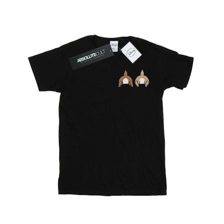 Disney Boys Chip N Dale Bakre Brösttryck T-shirt 5-6 år Black 5-6 Years