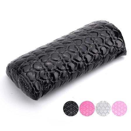 Kynsityyny Käsituki Kynsille, Pestävä Pu-nahka Kynsikäsinoja Irrotettava Manikyyri Käsityyny Tyyny Nail Art Tarvikkeet Työkalu Black