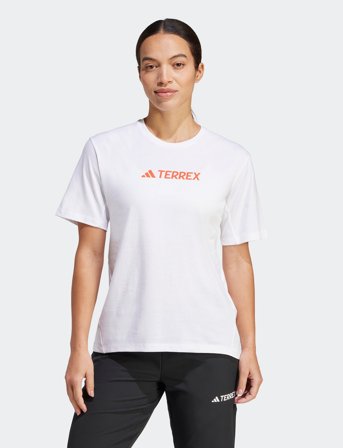adidas Terrex W Tx Logo Tee - White - XS