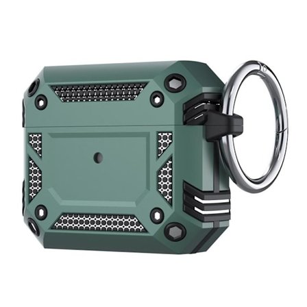 ShockProof Skal Med Nyckelring Airpods 3 - Grön