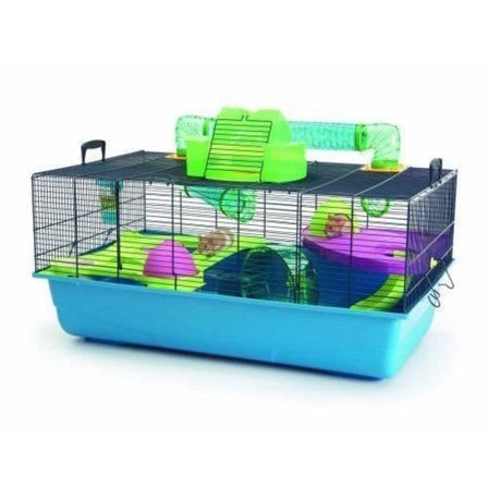 Savic Hamsterbur Hamster Heaven Metro 80 x 50 x 50 cm Mörkblå