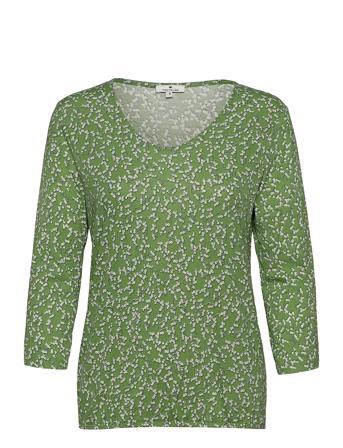 T-Shirt Blouse Green Tom Tailor