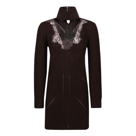 Blumarine Knitted Kjole Brun, Dame