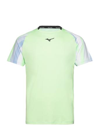 Release Shadow Tee T-shirts Short-sleeved Grønn Mizuno*Betinget Tilbud
