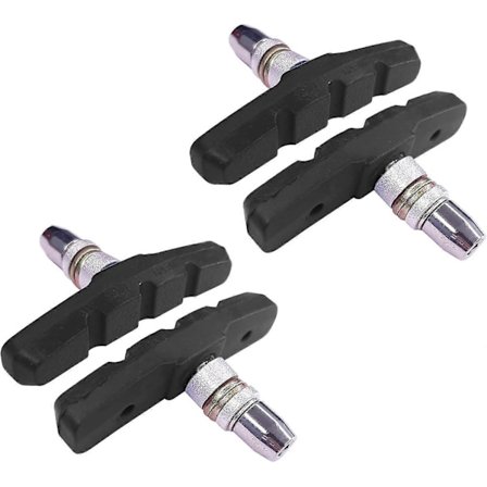 4x Sykkelbremseklosser 2 Par 60mm Symmetrisk V-brems Kompatibel Med For Shimano Tektro Avid Sram Felgsykkel Mtb Vtc By - SNNGV [db]