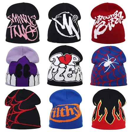 2023 Ny Minus Two Beanie Cargo Y2K Keps för Herr Dam Kanye Beanies Kanada Vinterstickad Gorras Hombre Top Keep Warm Hat