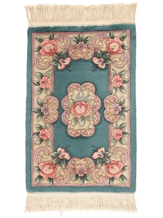 Orientalischer China 90 Line Teppich 60X90 Braun/Beige Wolle, China