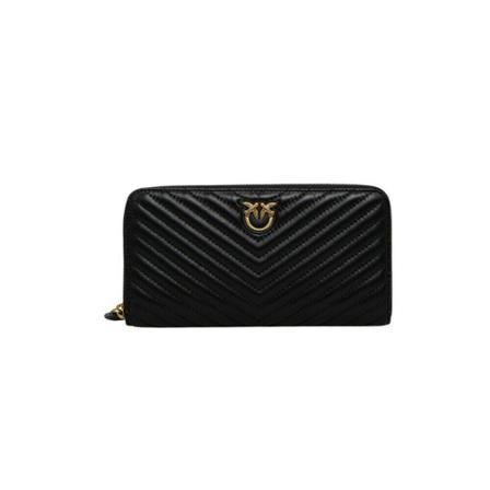 Pinko Wallets & Cardholders Sort, Dame Punge og Kortholder, Størrelse: ONE Size