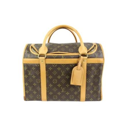 Louis Vuitton Vintage, Pre-owned Canvas louis-vuitton-bags Bruin, Dames, Maat:ONE Size