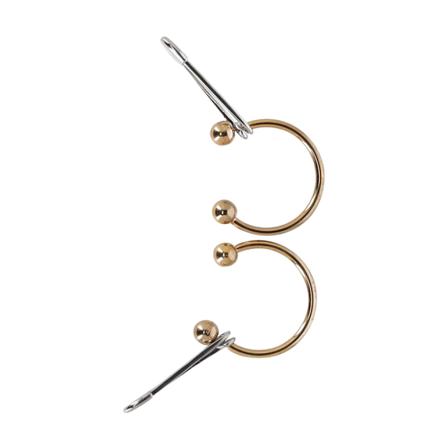 Burberry Vintage Earrings Gul, Dame Vintage Smykker, Størrelse: ONE Size