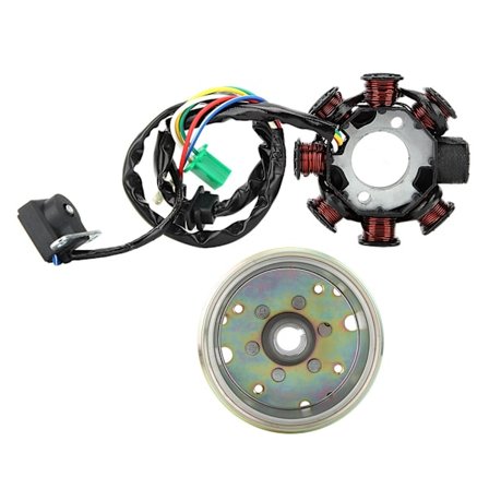 Generator Magneto Stator Spole 8 Pol Passer til GY6 125-150CC Scooter ATV Tilbehør