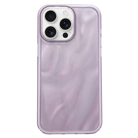 iPhone 16 Pro Quicksand Textur Glitter TPU Hybrid PC Skal
